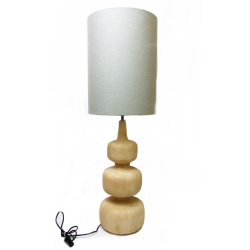Lampa stołowa z drewna egzotycznego 95cm